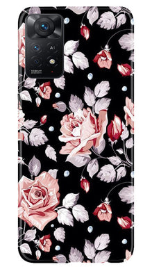 Pink rose Mobile Back Case for Redmi Note 11 Pro Plus (Design - 12)