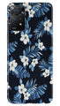 White flowers Blue Background2 Case for Redmi Note 11 Pro Plus