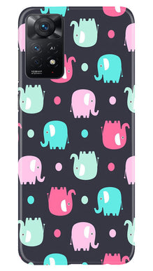 Elephant Baground Mobile Back Case for Redmi Note 11 Pro Plus (Design - 44)