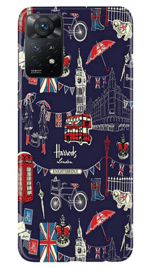 Love London Mobile Back Case for Redmi Note 11 Pro Plus (Design - 75)