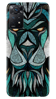 Lion Mobile Back Case for Redmi Note 11 Pro Plus (Design - 97)