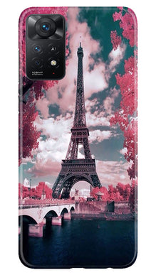 Eiffel Tower Mobile Back Case for Redmi Note 11 Pro Plus  (Design - 101)