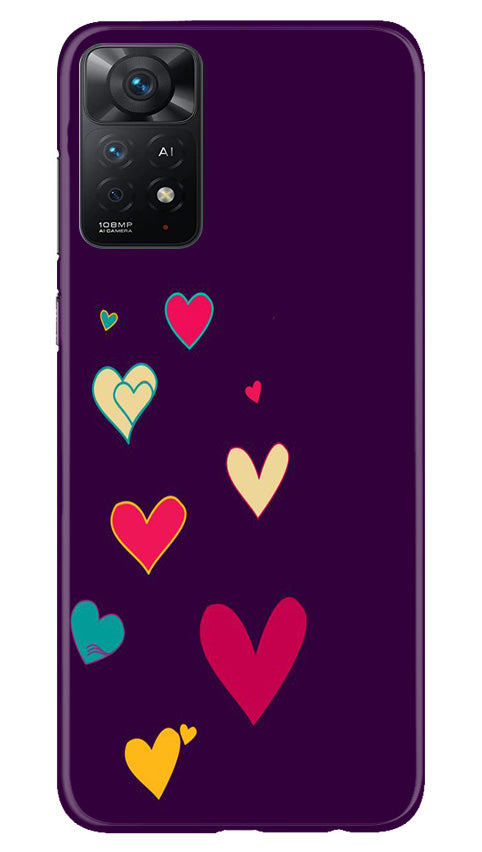 Purple Background Case for Redmi Note 11 Pro Plus  (Design - 107)