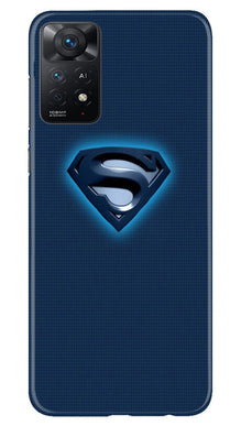 Superman Superhero Mobile Back Case for Redmi Note 11 Pro Plus  (Design - 117)