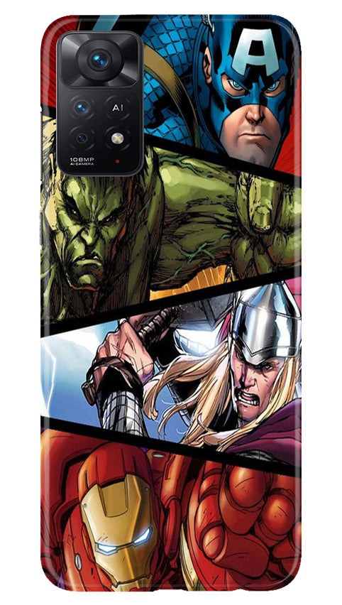 Avengers Superhero Case for Redmi Note 11 Pro Plus(Design - 124)