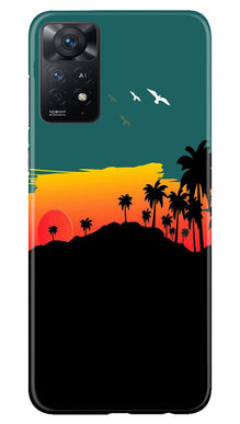 Sky Trees Mobile Back Case for Redmi Note 11 Pro Plus (Design - 160)