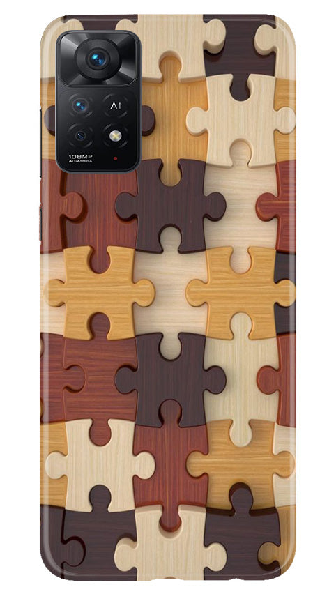 Puzzle Pattern Case for Redmi Note 11 Pro Plus (Design No. 186)