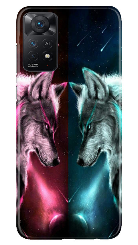 Wolf fight Case for Redmi Note 11 Pro Plus (Design No. 190)