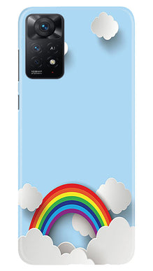 Rainbow Mobile Back Case for Redmi Note 11 Pro Plus (Design - 194)