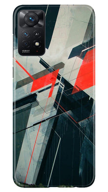Modern Art Mobile Back Case for Redmi Note 11 Pro Plus (Design - 200)