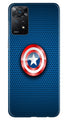 Captain America Shield Case for Redmi Note 11 Pro Plus (Design No. 222)