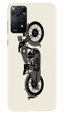 MotorCycle Mobile Back Case for Redmi Note 11 Pro Plus (Design - 228)