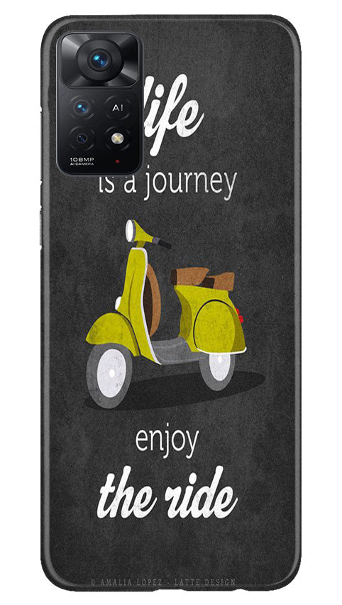 Life is a Journey Case for Redmi Note 11 Pro Plus (Design No. 230)