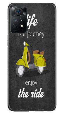 Life is a Journey Mobile Back Case for Redmi Note 11 Pro Plus (Design - 230)
