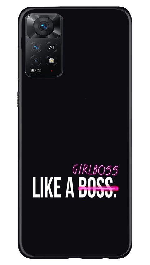 Like a Girl Boss Case for Redmi Note 11 Pro Plus (Design No. 234)