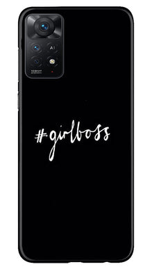 #GirlBoss Mobile Back Case for Redmi Note 11 Pro Plus (Design - 235)