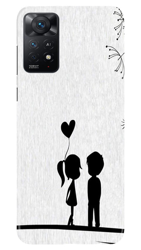 Cute Kid Couple Case for Redmi Note 11 Pro Plus (Design No. 252)