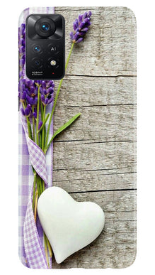 White Heart Mobile Back Case for Redmi Note 11 Pro Plus (Design - 260)