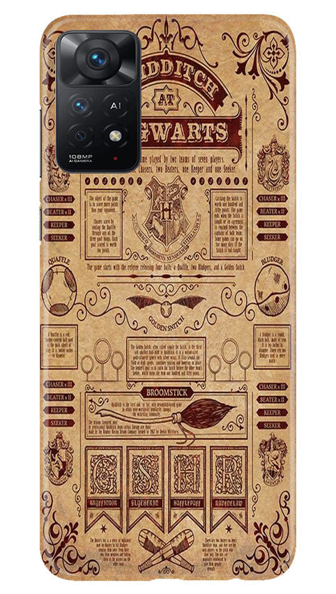 Hogwarts Mobile Back Case for Redmi Note 11 Pro Plus (Design - 266)