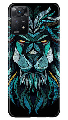 Lion Mobile Back Case for Redmi Note 11 Pro Plus (Design - 276)