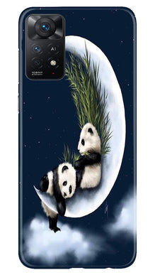 Panda Moon Mobile Back Case for Redmi Note 11 Pro Plus (Design - 280)