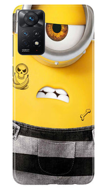 Minion Mobile Back Case for Redmi Note 11 Pro Plus (Design - 286)