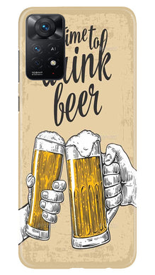 Drink Beer Mobile Back Case for Redmi Note 11 Pro Plus (Design - 290)
