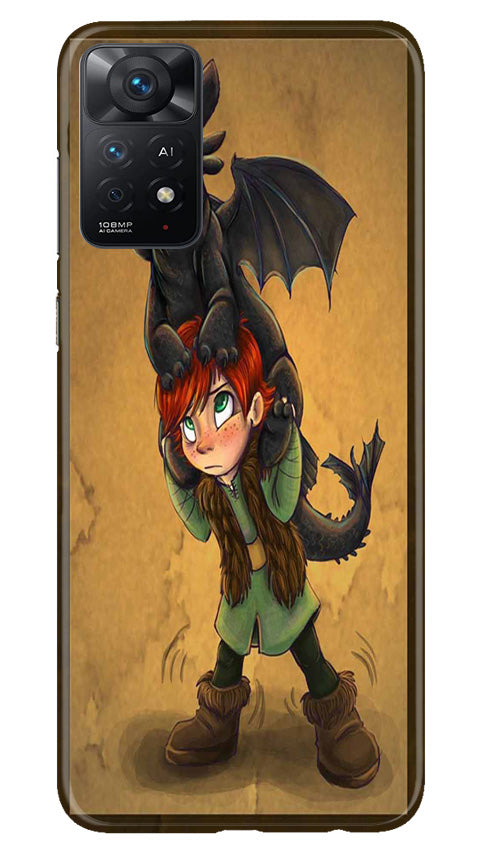Dragon Mobile Back Case for Redmi Note 11 Pro Plus (Design - 298)
