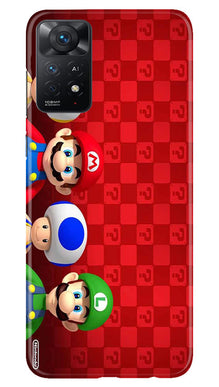 Mario Mobile Back Case for Redmi Note 11 Pro Plus (Design - 299)