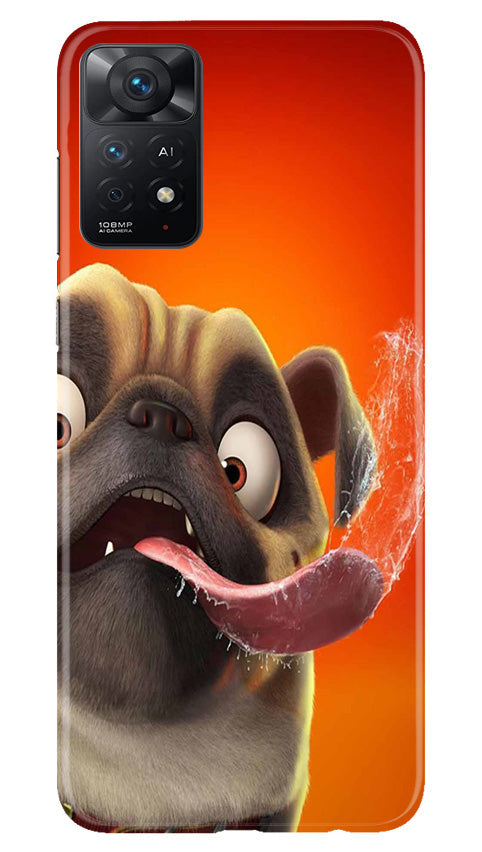 Dog Mobile Back Case for Redmi Note 11 Pro Plus (Design - 303)