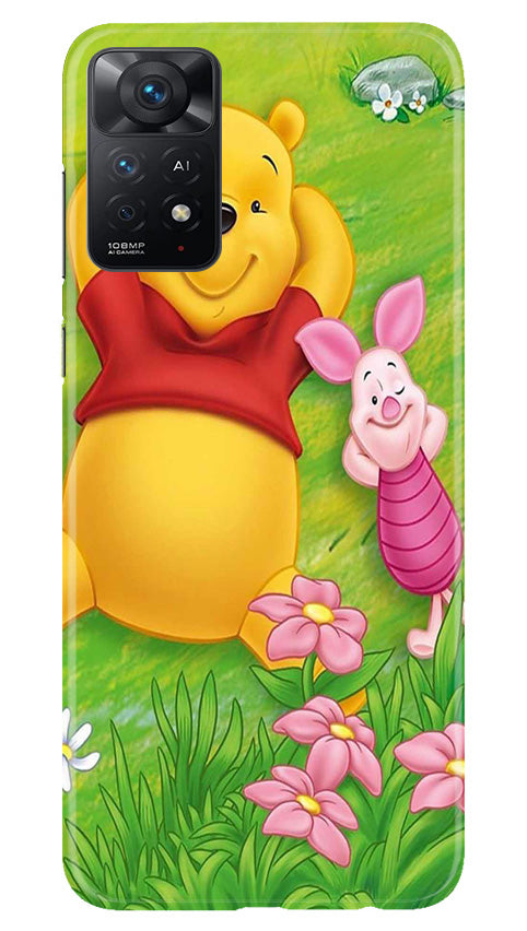 Winnie The Pooh Mobile Back Case for Redmi Note 11 Pro Plus (Design - 308)