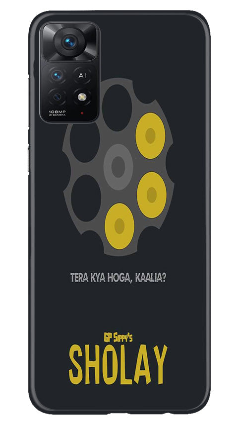 Sholay Mobile Back Case for Redmi Note 11 Pro Plus (Design - 316)