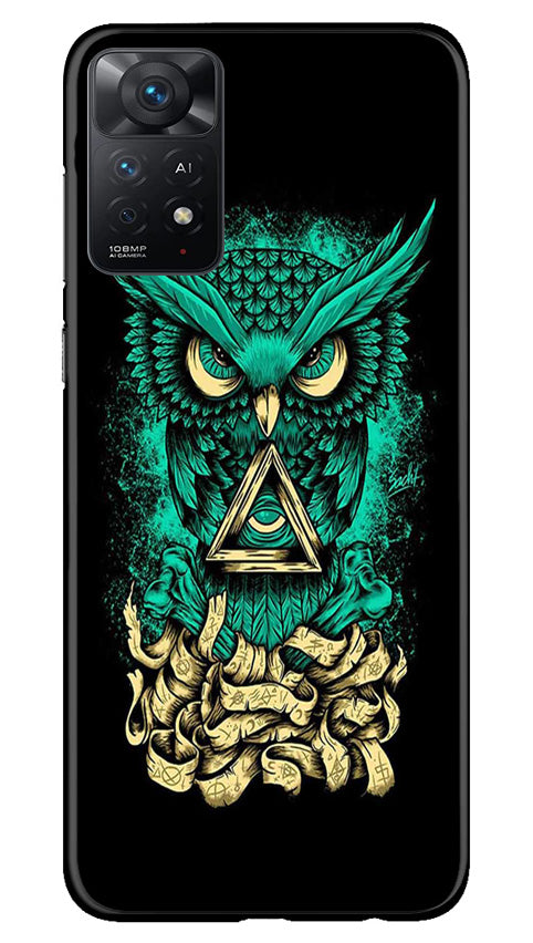 Owl Mobile Back Case for Redmi Note 11 Pro Plus (Design - 317)