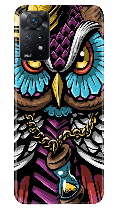 Owl Mobile Back Case for Redmi Note 11 Pro Plus (Design - 318)