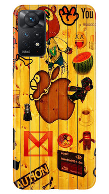 Wooden Texture Mobile Back Case for Redmi Note 11 Pro Plus (Design - 326)
