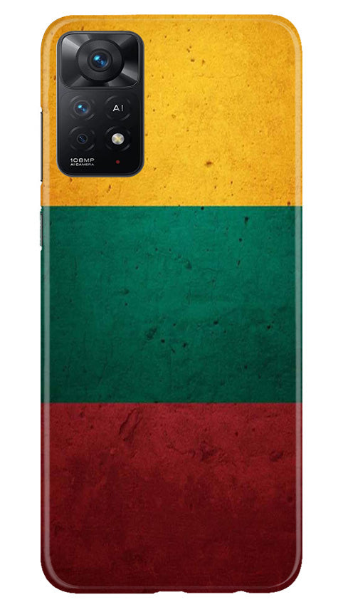 Color Pattern Mobile Back Case for Redmi Note 11 Pro Plus (Design - 333)