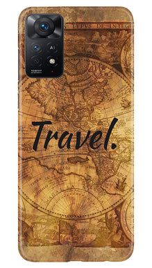 Travel Mobile Back Case for Redmi Note 11 Pro Plus (Design - 334)