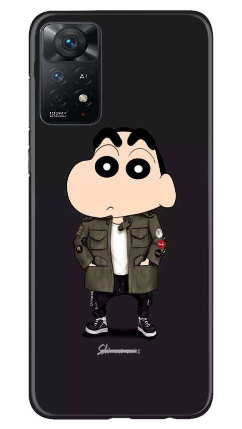 Shin Chan Mobile Back Case for Redmi Note 11 Pro Plus (Design - 349)