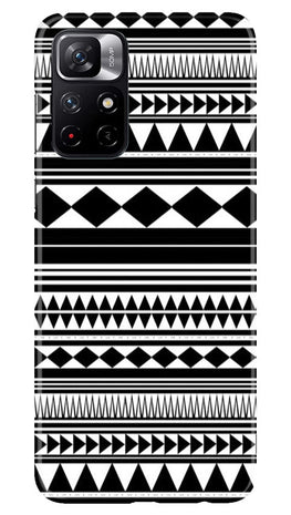 Black white Pattern Case for Redmi Note 11T 5G