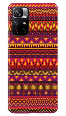 Zigzag line pattern2 Mobile Back Case for Redmi Note 11T 5G (Design - 10)