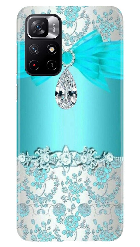 Shinny Blue Background Case for Redmi Note 11T 5G