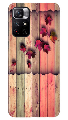 Wooden look2 Mobile Back Case for Redmi Note 11T 5G (Design - 56)