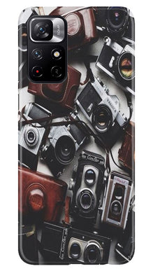 Cameras Mobile Back Case for Redmi Note 11T 5G (Design - 57)