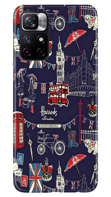Love London Mobile Back Case for Redmi Note 11T 5G (Design - 75)