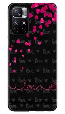 Love in Air Mobile Back Case for Redmi Note 11T 5G (Design - 89)
