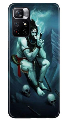 Lord Shiva Mahakal2 Mobile Back Case for Redmi Note 11T 5G (Design - 98)