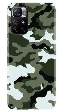 Army Camouflage Mobile Back Case for Redmi Note 11T 5G  (Design - 108)