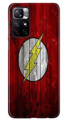 Flash Superhero Mobile Back Case for Redmi Note 11T 5G  (Design - 116)
