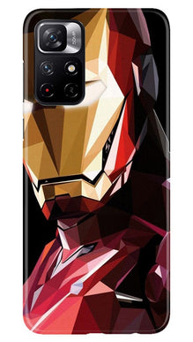 Iron Man Superhero Mobile Back Case for Redmi Note 11T 5G  (Design - 122)