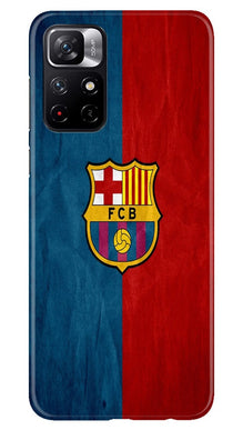 FCB Football Mobile Back Case for Redmi Note 11T 5G  (Design - 123)